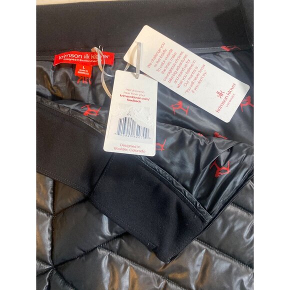 NWT Krimson Klover Carving Skirt Women's Large Black Insulated Ski Apres Nordic - Picture 6 of 16